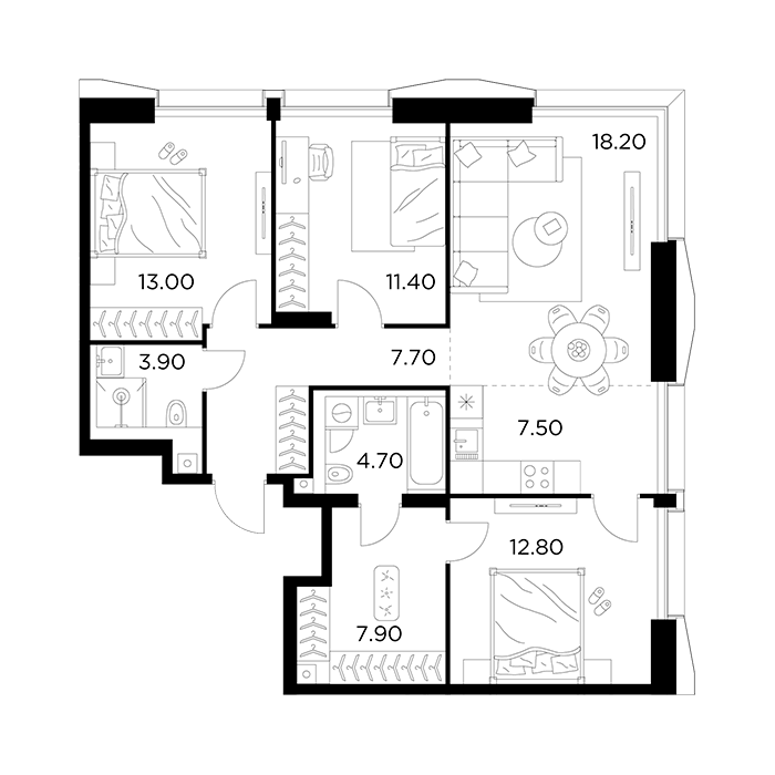 ЖК SokolInn Park, Москва | Жилой комплекс «СоколИнн Парк» рядом с парком Сокольники, группа «Эталон»